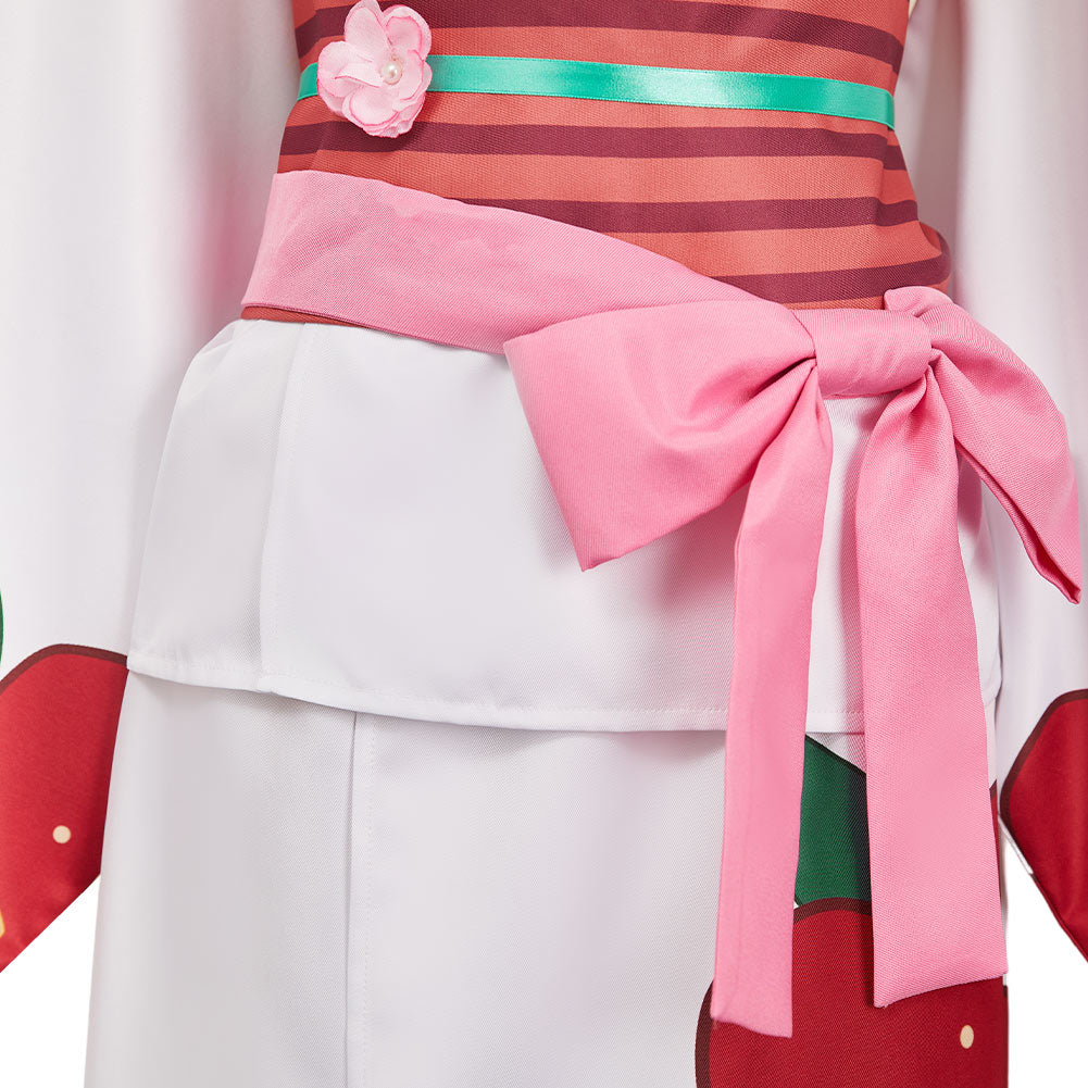Toilet-bound Hanako-kun Yashiro Nene Women White Kimono Outfits Halloween Carnival Cosplay Costume
