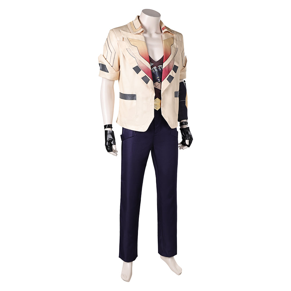 Valorant Tejo Men Outfits Halloween Carnival Party Cosplay Costume