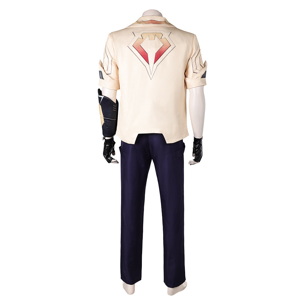 Valorant Tejo Men Outfits Halloween Carnival Party Cosplay Costume