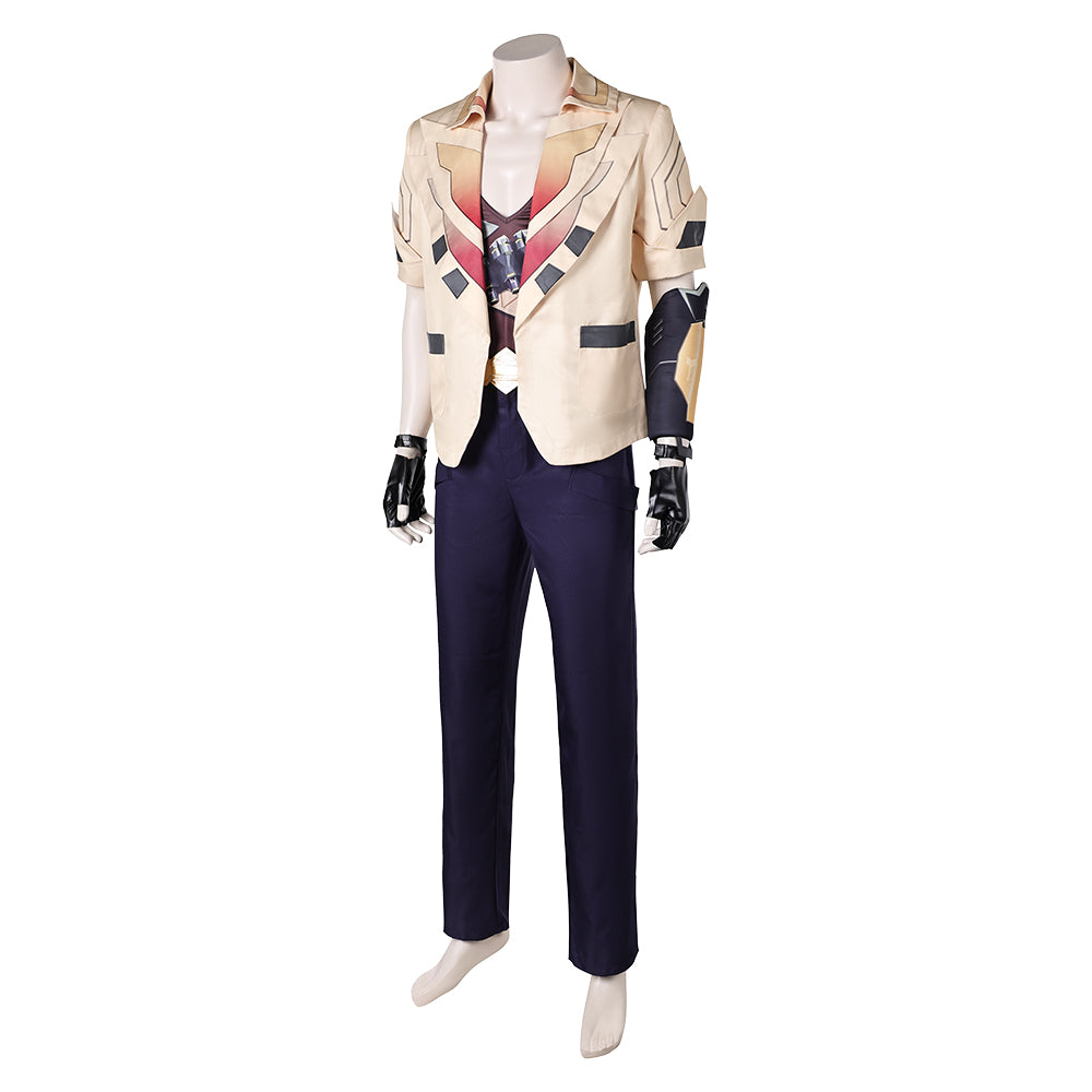 Valorant Tejo Men Outfits Halloween Carnival Party Cosplay Costume