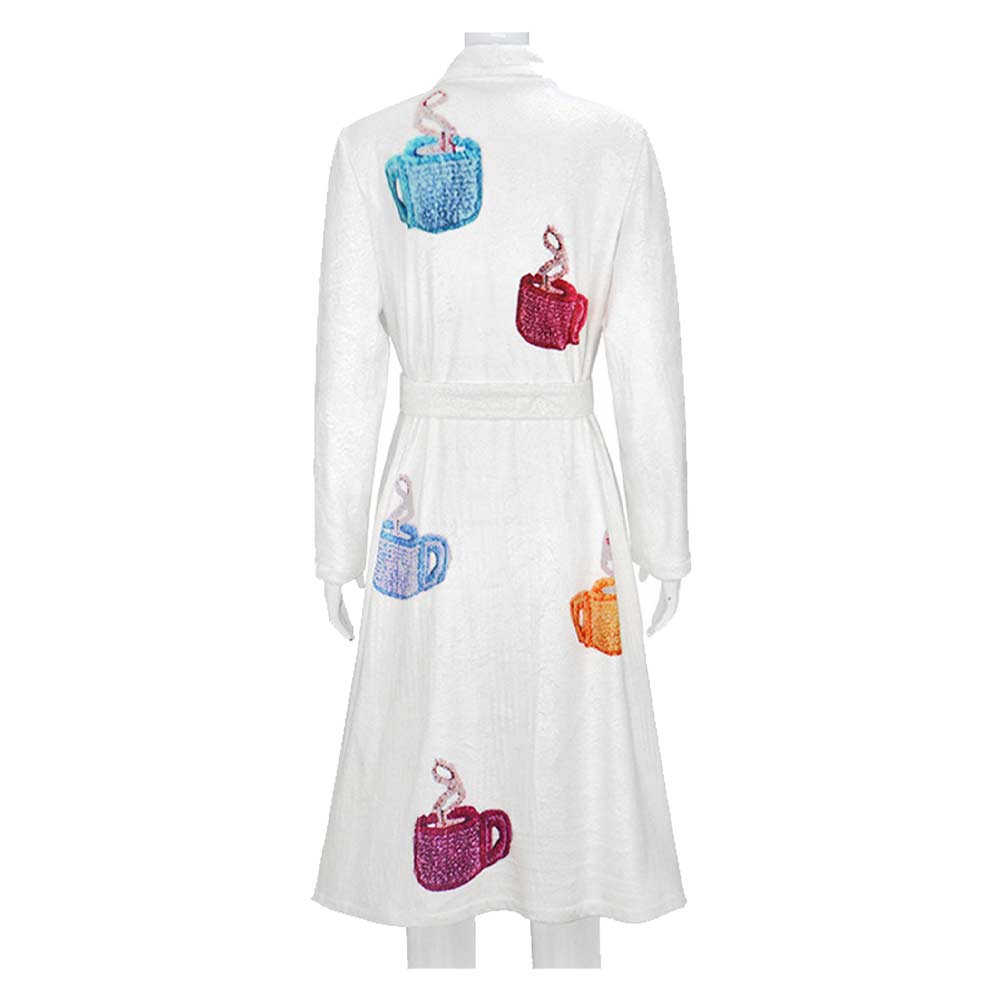 Fight Club Tyler Durden Men Bath Robe Halloween Carnival Party Cosplay Costume