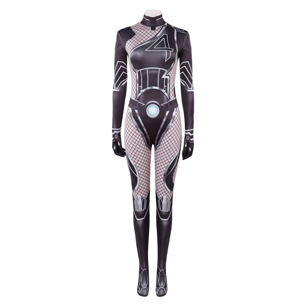 Rivals Invicible Woman Black Jumpsuit Halloween Carnival Party Cosplay Costume