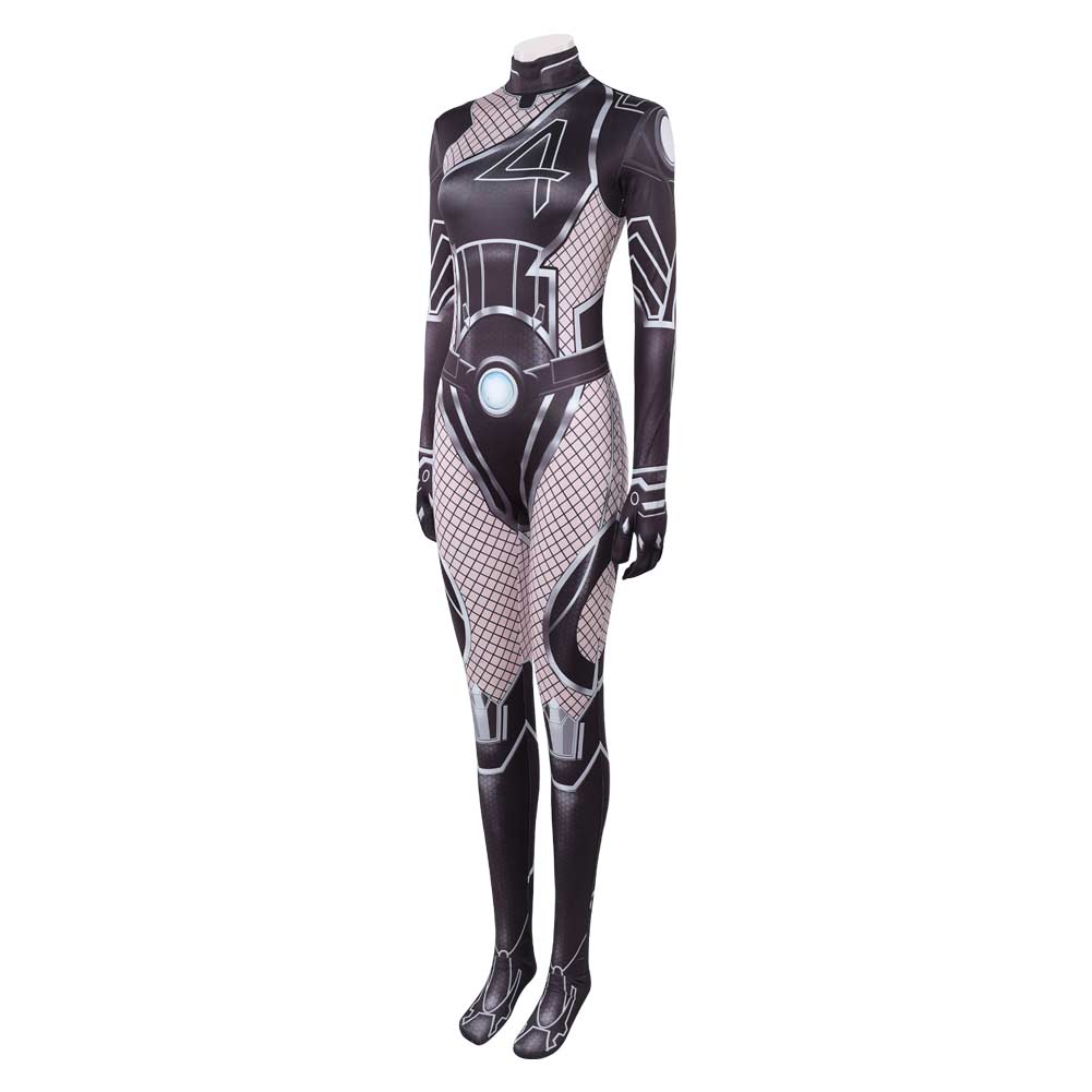 Rivals Invicible Woman Black Jumpsuit Halloween Carnival Party Cosplay Costume