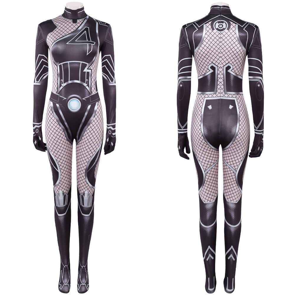 Rivals Invicible Woman Black Jumpsuit Halloween Carnival Party Cosplay Costume