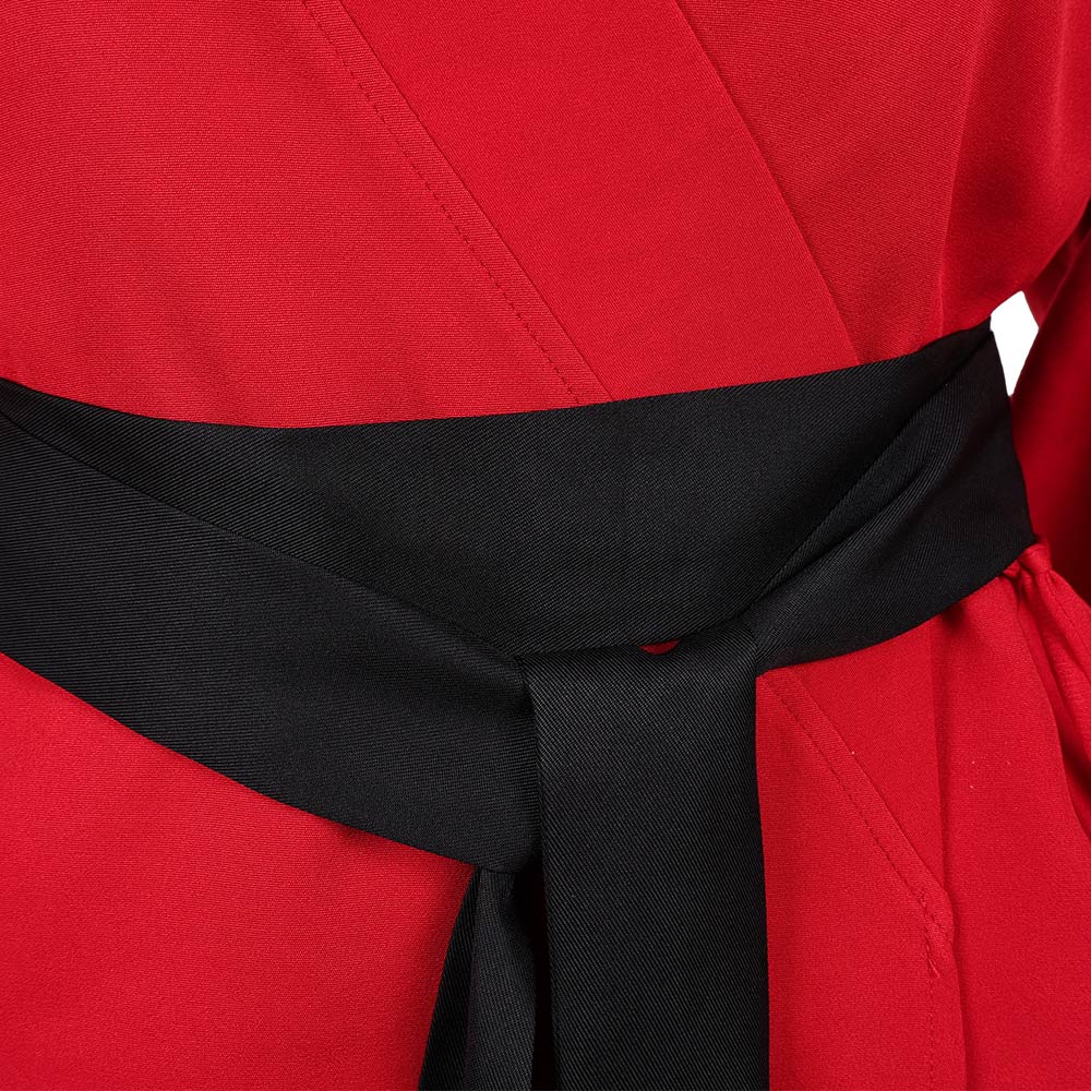 John Wick (2025) Eve Macarro Red Dojo Outfits Halloween Carnival Party Cosplay Costume