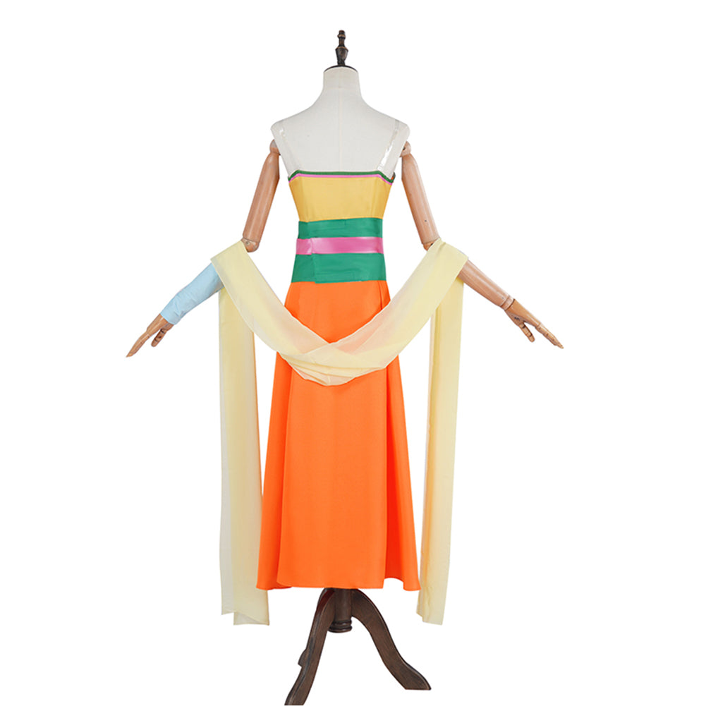 The Apothecary Diaries Maomao Women Yellow Hanfu Halloween Carnival Party Cosplay Costume