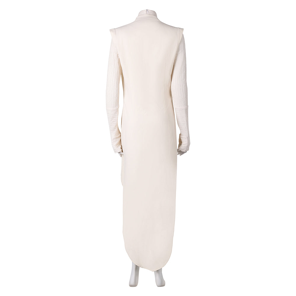 Andor Season 2 Mon Mothma Women White Dress Outfits Halloween Carnival Cosplay Costume