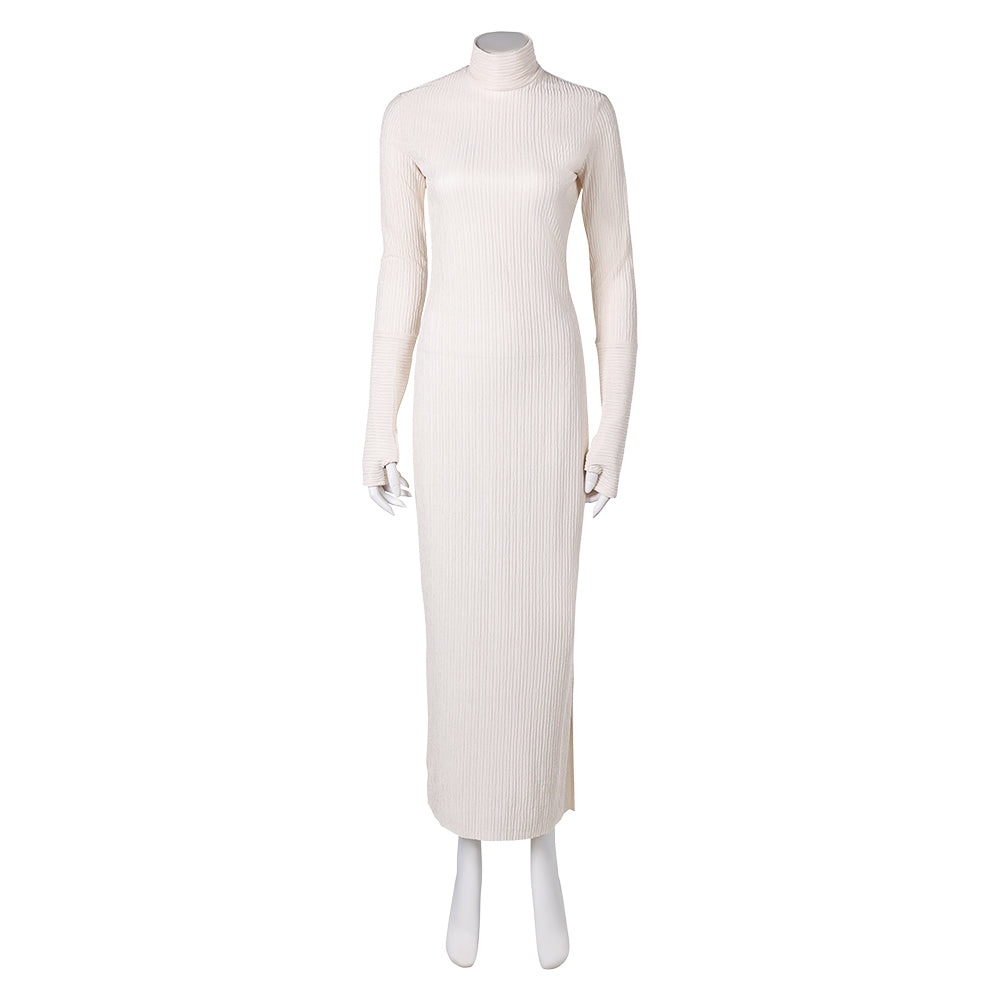Andor Season 2 Mon Mothma Women White Dress Outfits Halloween Carnival Cosplay Costume