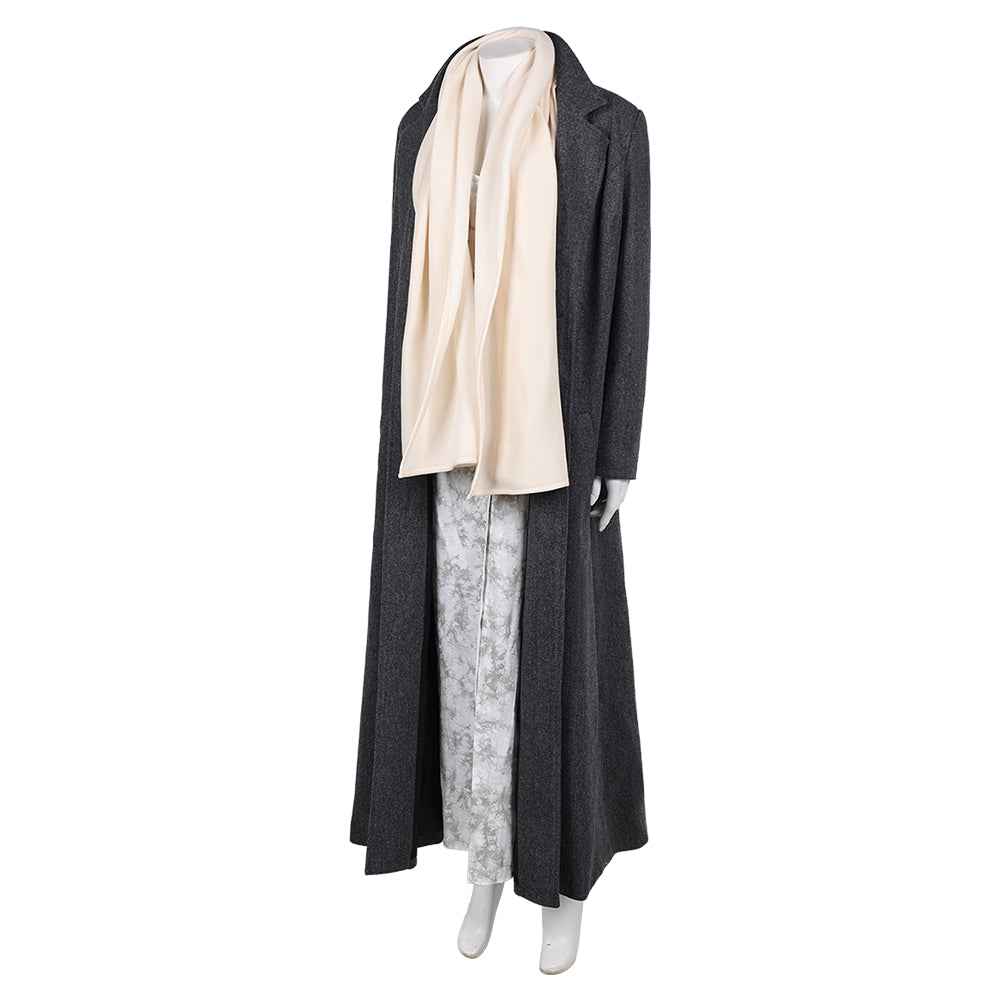 28 Years Later Isla Coat Dress Scraf Set Outfits Halloween Carnival Party Cosplay Costume
