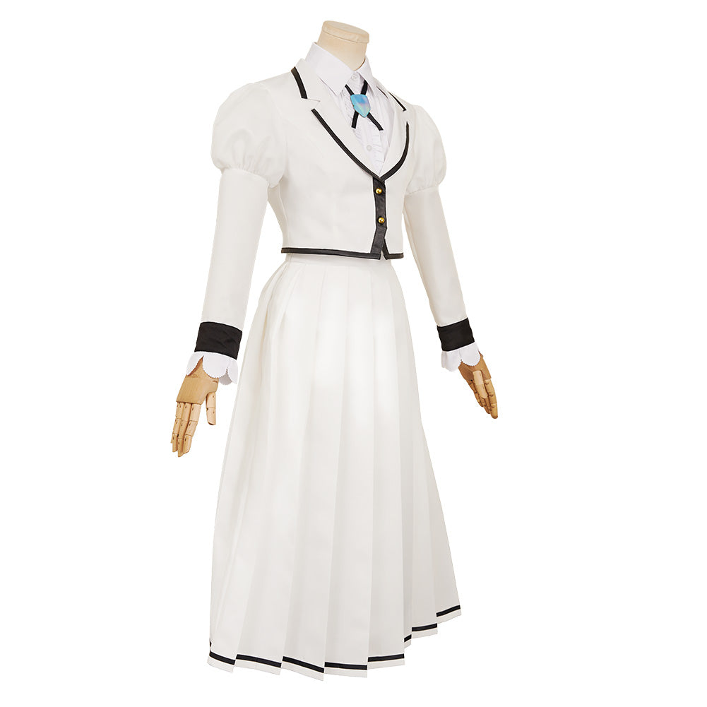 Rock Is a Lady‘s Modesty White School Uniform Outfits Halloween Carnival Cosplay Costume