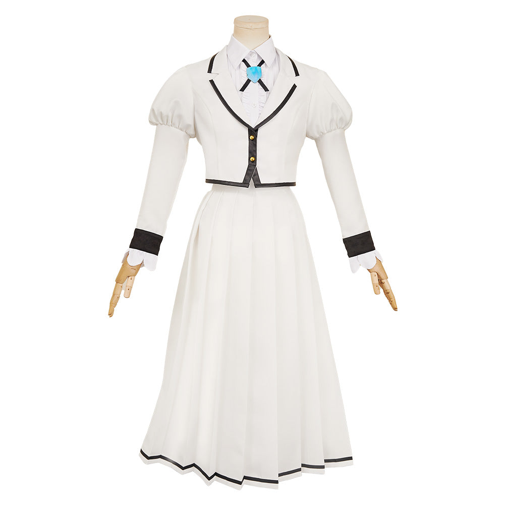 Rock Is a Lady‘s Modesty White School Uniform Outfits Halloween Carnival Cosplay Costume