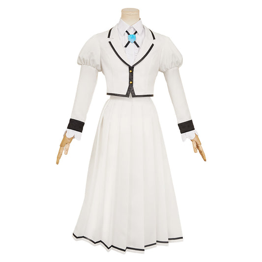 Rock Is a Lady‘s Modesty White School Uniform Outfits Halloween Carnival Cosplay Costume