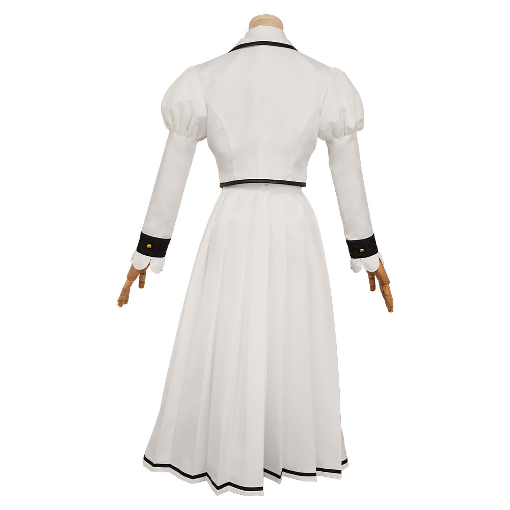Rock Is a Lady‘s Modesty White School Uniform Outfits Halloween Carnival Cosplay Costume
