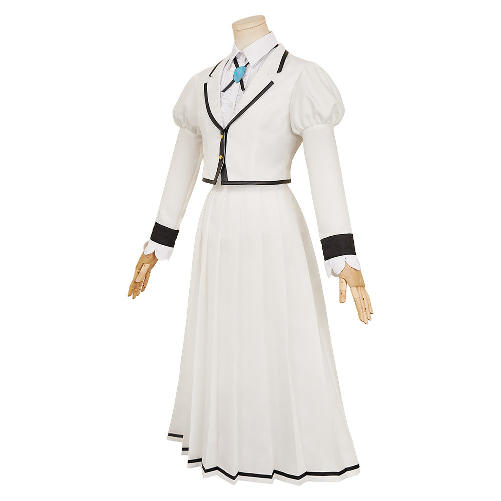 Rock Is a Lady‘s Modesty White School Uniform Outfits Halloween Carnival Cosplay Costume