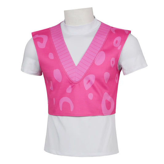 Kpop Demon Hunters Mystery Pink Top Halloween Carnival Party Cosplay Costume