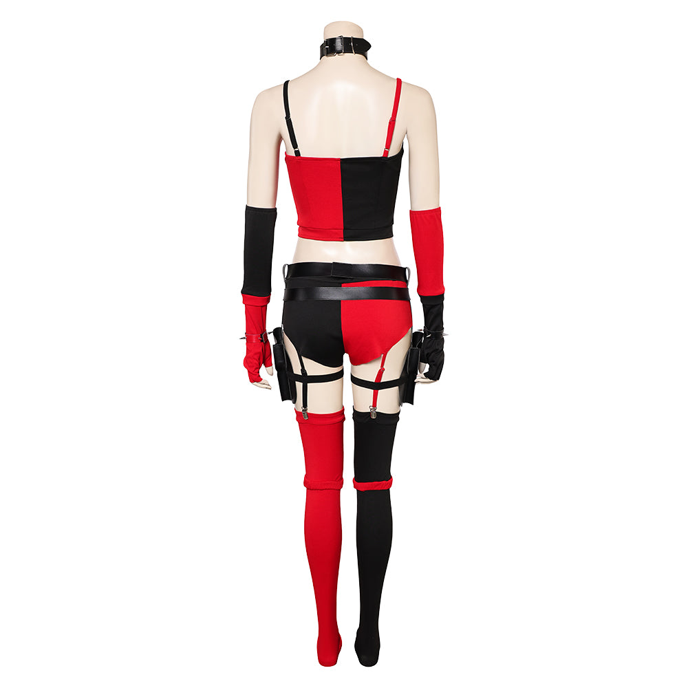 Dark Legion Harley Quinn Fullset Outfits Halloween Carnival Cosplay Costume
