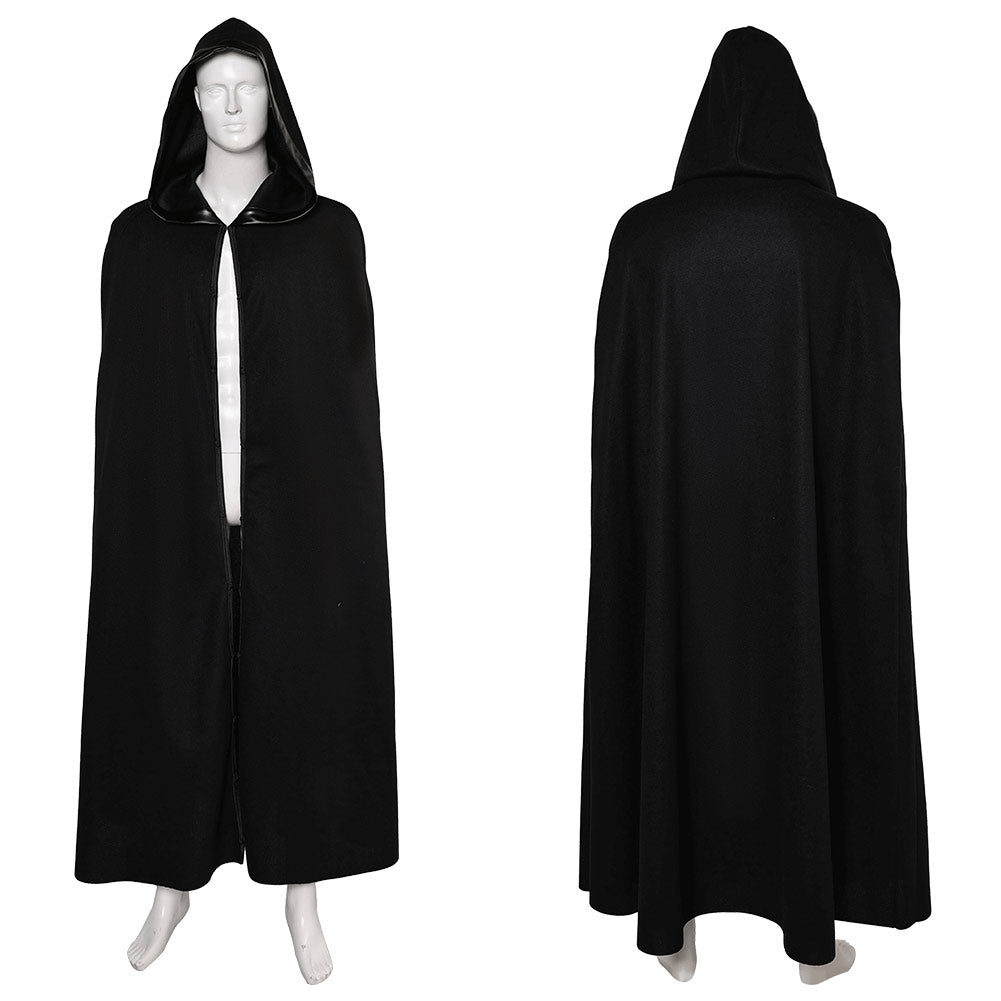 Ahsoka Baylan Skoll Black Jedi Cloak Halloween Carnival Party Cosplay Costume