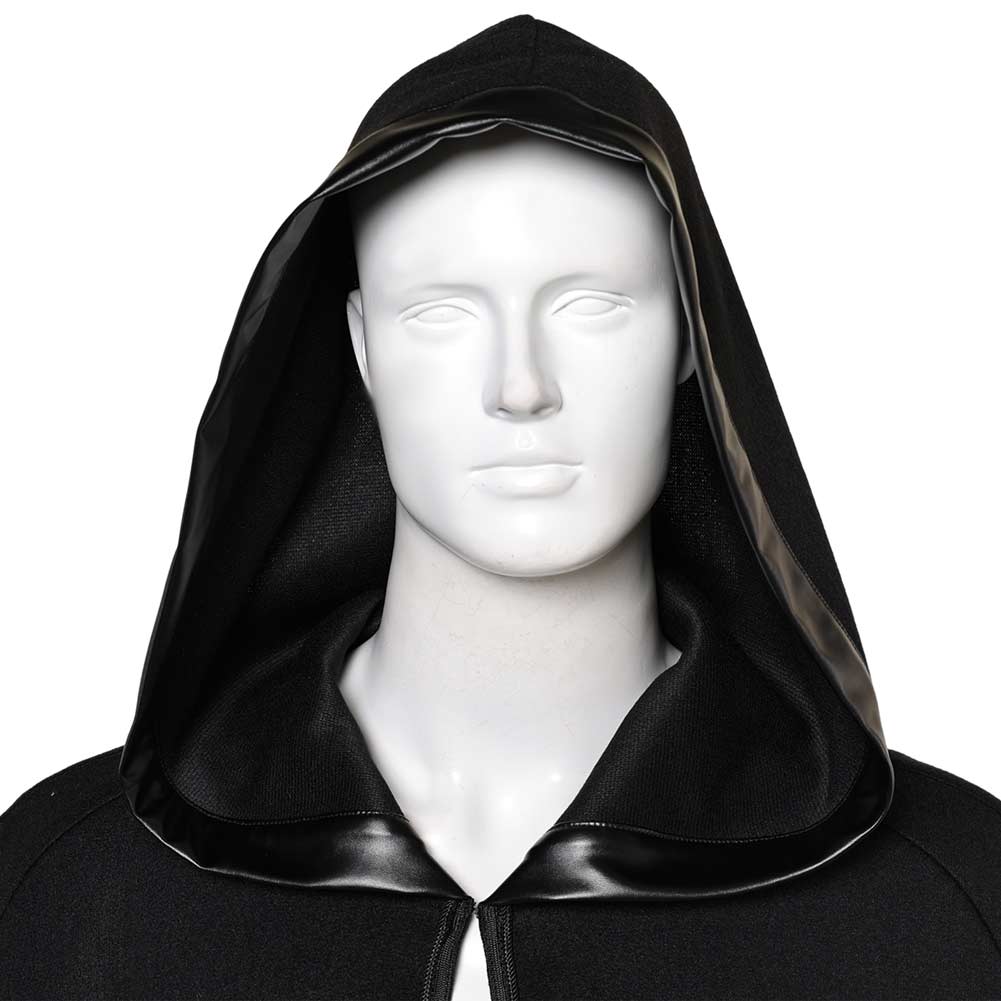Ahsoka Baylan Skoll Black Jedi Cloak Halloween Carnival Party Cosplay Costume