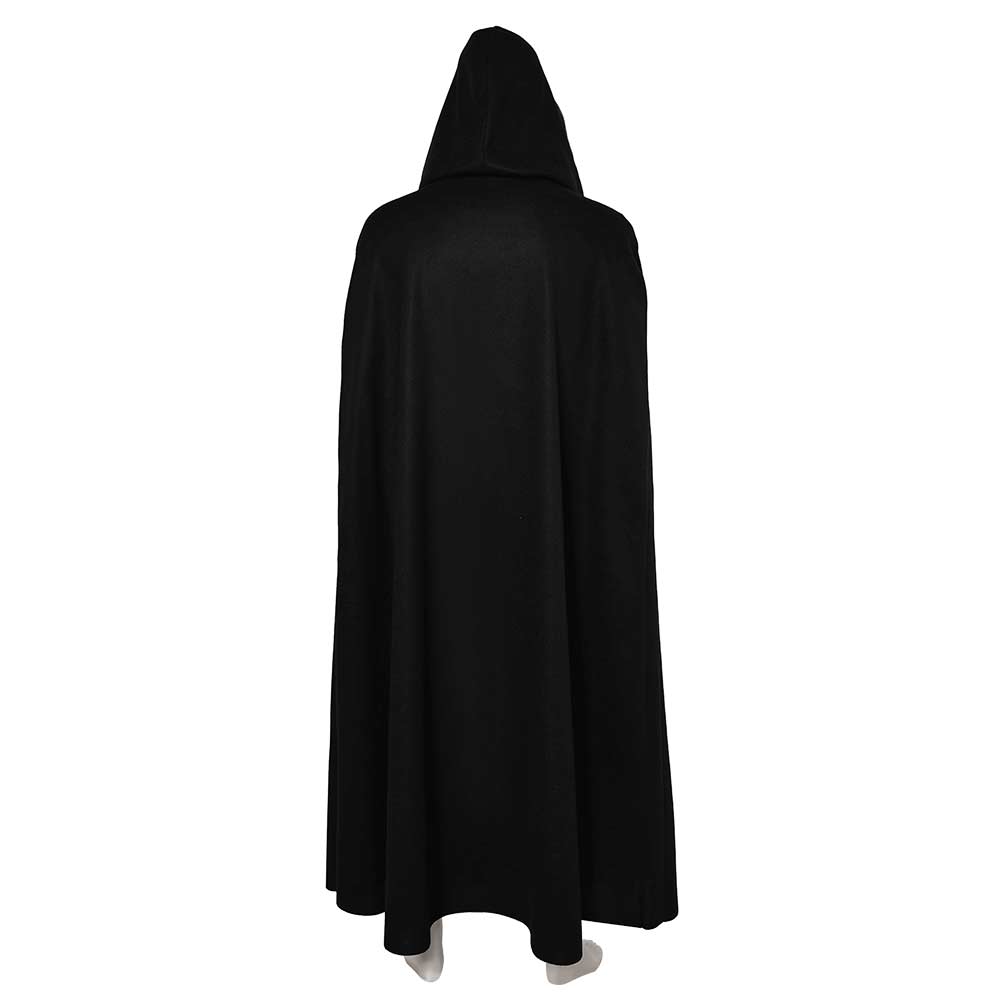 Ahsoka Baylan Skoll Black Jedi Cloak Halloween Carnival Party Cosplay Costume