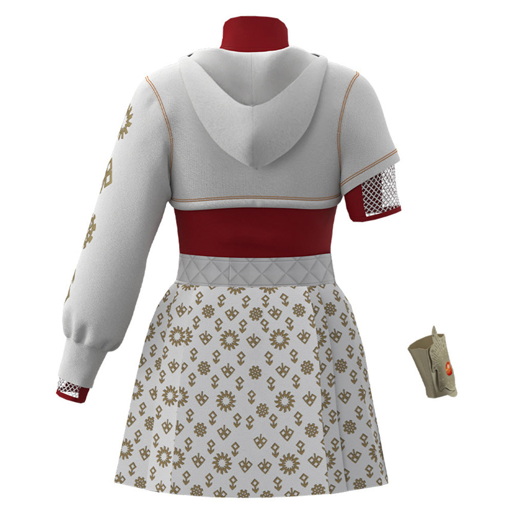 Zombies 4 Nova Kids Red Top Skirt Set Halloween Carnival Party Cosplay Costume