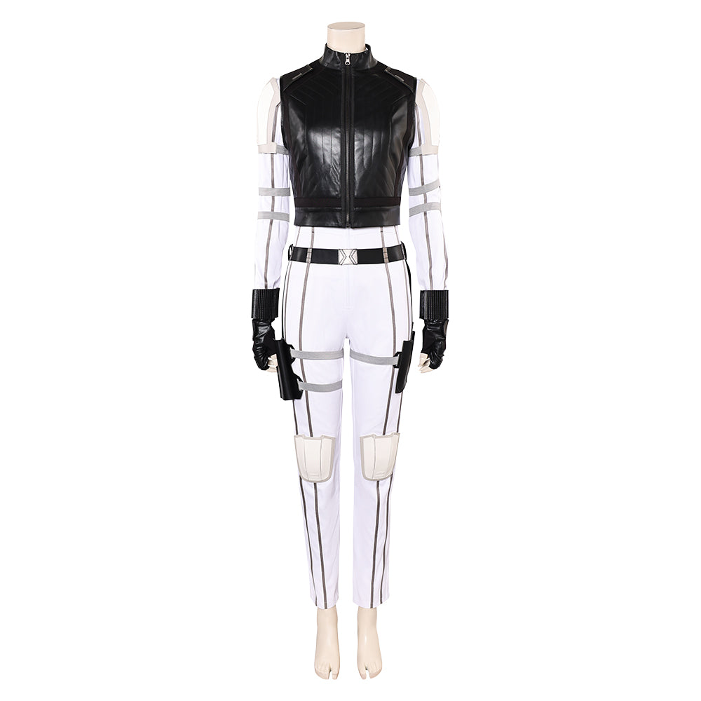 Thunderbolts (2025) Yelena Belova Black Vest Set Outfits Halloween Carnival Cosplay Costume
