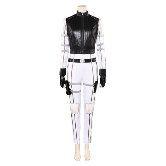 Thunderbolts (2025) Yelena Belova Black Vest Set Outfits Halloween Carnival Cosplay Costume