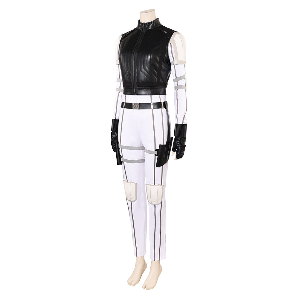 Thunderbolts (2025) Yelena Belova Black Vest Set Outfits Halloween Carnival Cosplay Costume