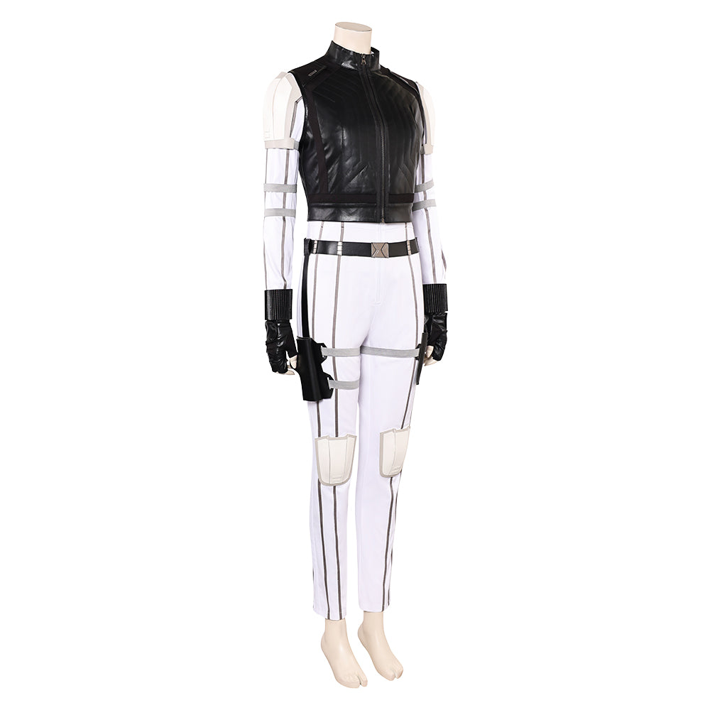 Thunderbolts (2025) Yelena Belova Black Vest Set Outfits Halloween Carnival Cosplay Costume