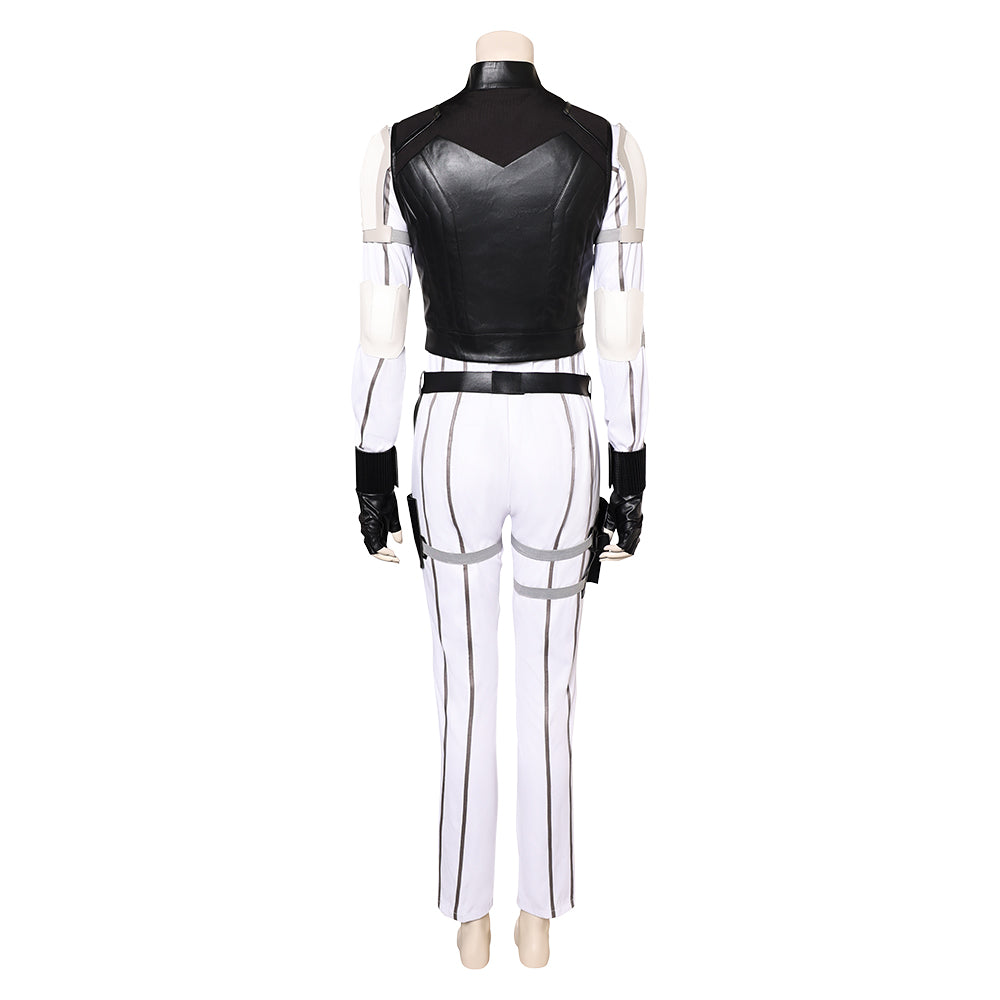 Thunderbolts (2025) Yelena Belova Black Vest Set Outfits Halloween Carnival Cosplay Costume