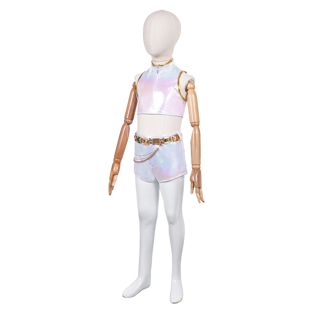 Kpop Demon Hunters Rumi What it Sounds Like Kids Children Halloween Carnival Party Cosplay Costume