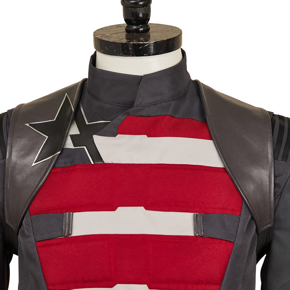 Thunderbolts US Agent Leather Unifrom Set Outfits Halloween Carnival Party Cosplay Costume