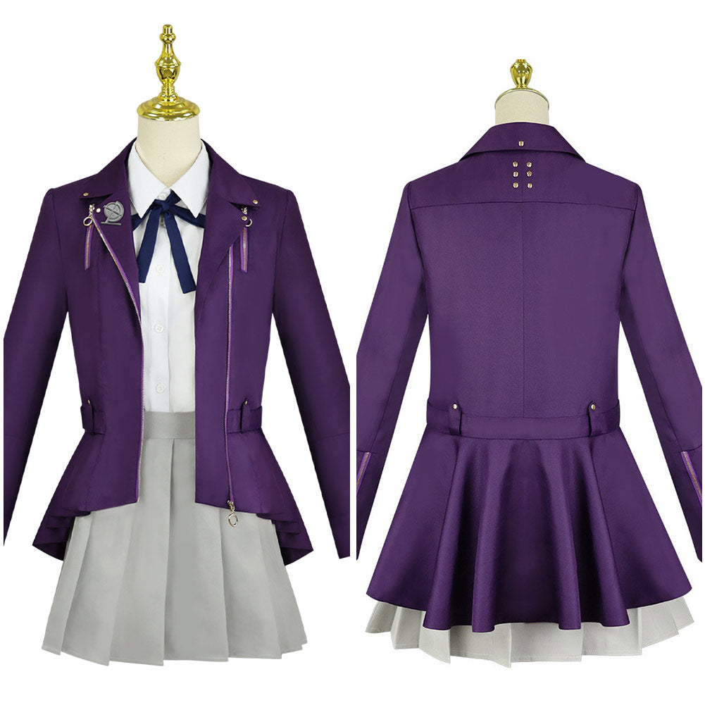 The Hundred Line Kirifuji Nozomi Women School Uniform Halloween Carnival Party Cosplay Costume