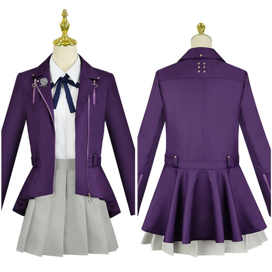 The Hundred Line Kirifuji Nozomi Women School Uniform Halloween Carnival Party Cosplay Costume