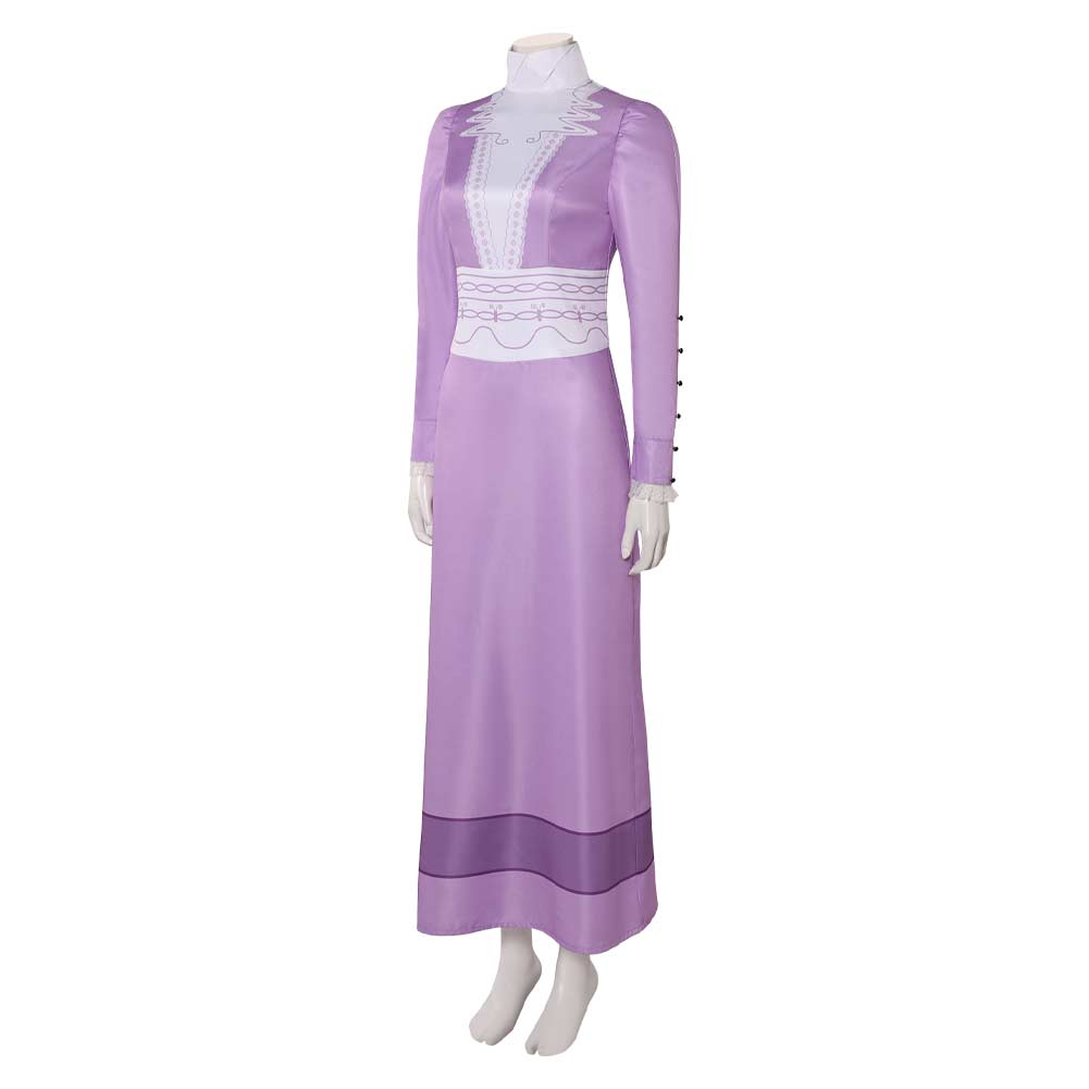 A Monster in Paris Lucille Purple Dress Halloween Carnival Party Cosplay Costume