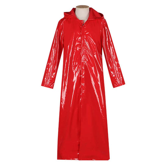 Fear Street: Prom Queen(2025) Simone Perri Red Raincoat Halloween Carnival Party Cosplay Costume
