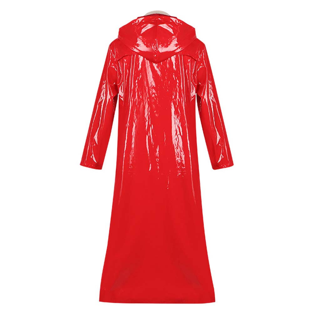 Fear Street: Prom Queen(2025) Simone Perri Red Raincoat Halloween Carnival Party Cosplay Costume