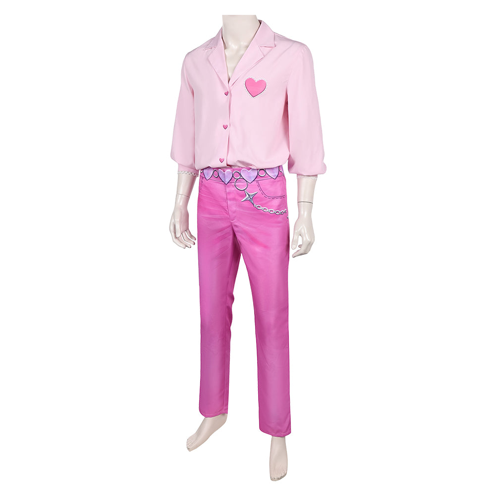 Kpop Demon Hunters Romance Pink Fullset Outfits Halloween Carnival Party Cosplay Costume