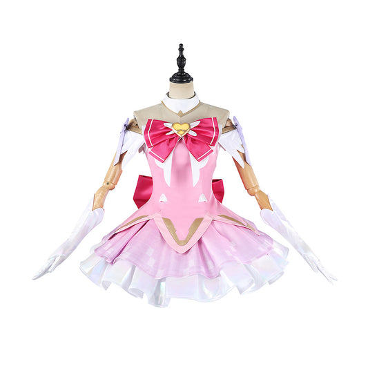 Overwatch Magic Girl Juno Pink Skirt Outfits Halloween Carnival Cosplay Costume