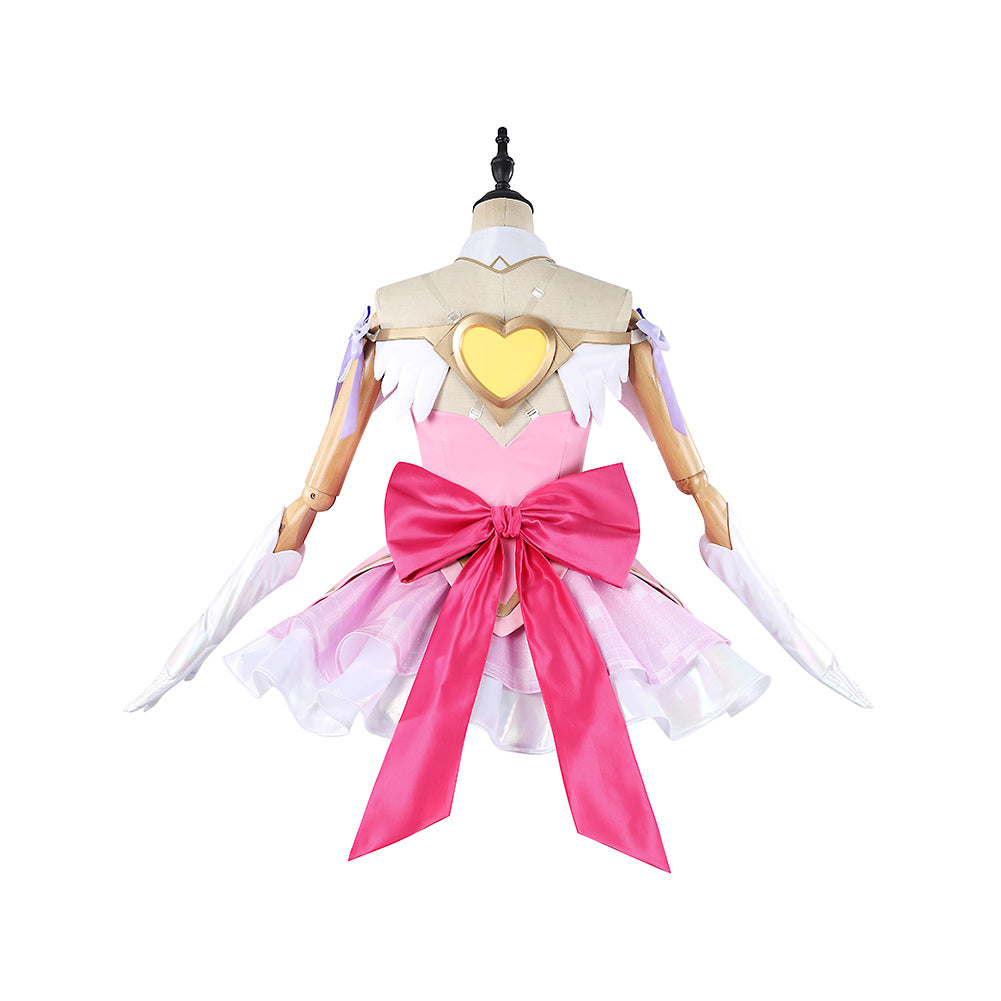Overwatch Magic Girl Juno Pink Skirt Outfits Halloween Carnival Cosplay Costume