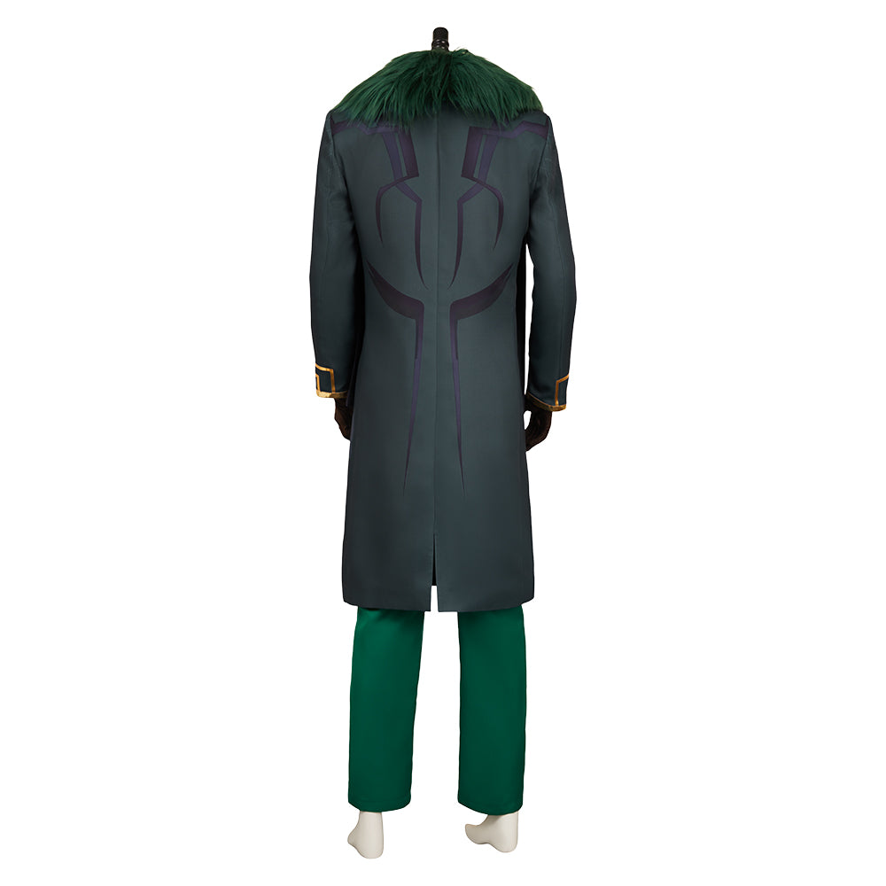 Rivals Loki Presidential Attire Green Outfits Halloween Carnival Cosplay Costume