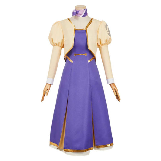 Apocalypse Hotel Yachiyo Women Coat Dress Set Halloween Carnival Party Cosplay Costume
