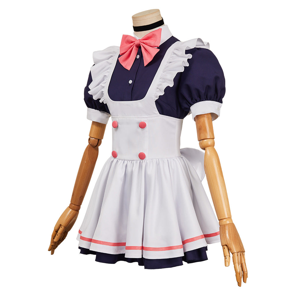 Dandadan Season 2 Momo Ayase Maiden Dress Outfits  Halloween Carnival Cosplay Costume