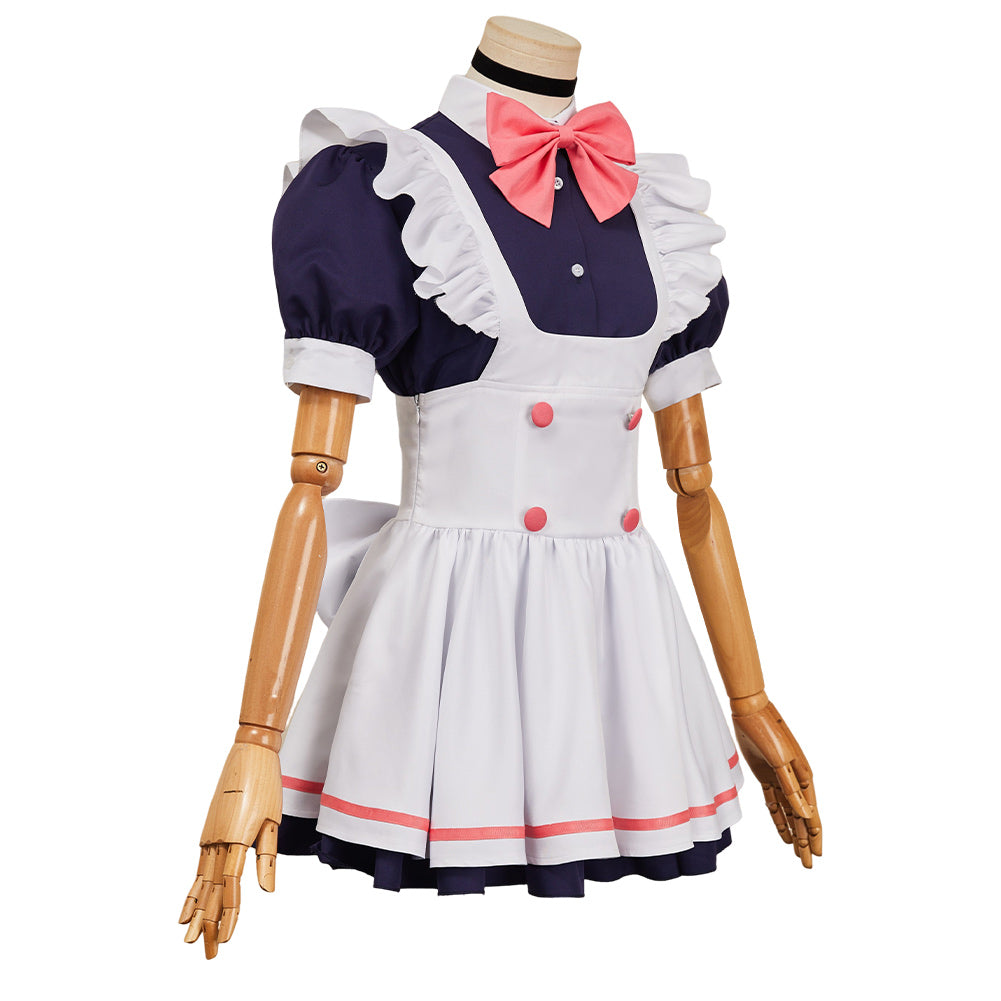 Dandadan Season 2 Momo Ayase Maiden Dress Outfits  Halloween Carnival Cosplay Costume