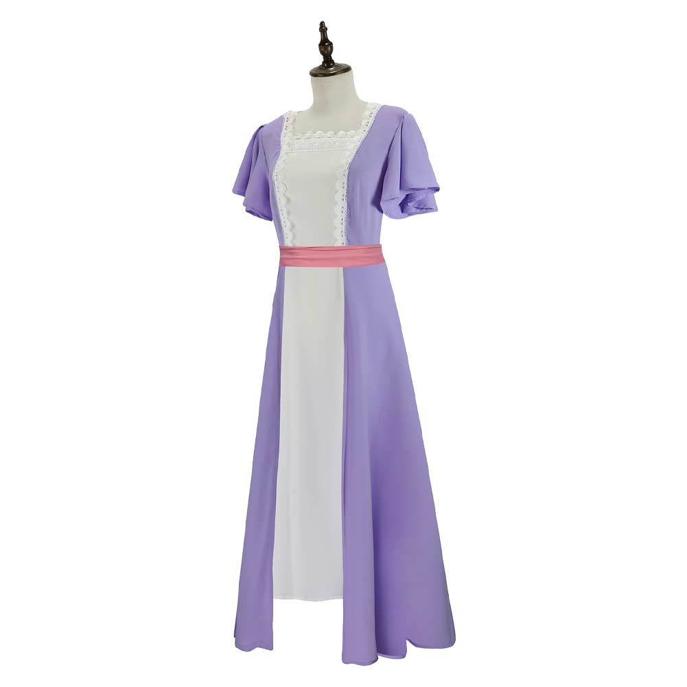 Titanic Rose Purple Dress Outfits Halloween Carnival Cosplay Costume