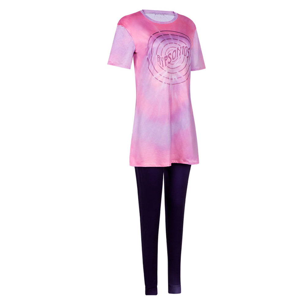 In Your Dreams Stevie Women Pink Top Pants Set Halloween Carnival Party Cosplay Costume
