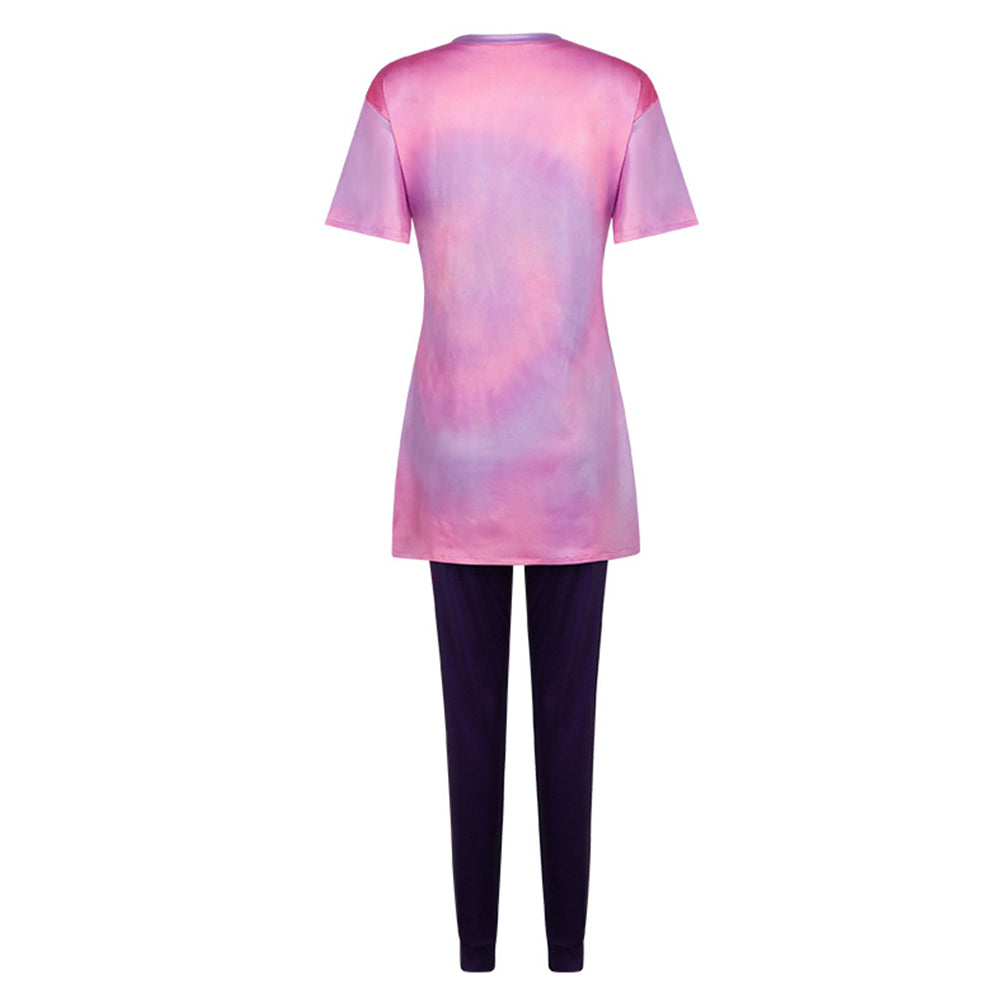 In Your Dreams Stevie Women Pink Top Pants Set Halloween Carnival Party Cosplay Costume