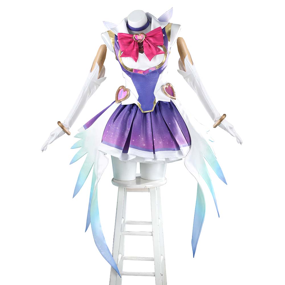 Overwatch Magic Girl Kiriko Purple Dress Outfits Halloween Carnival Cosplay Costume