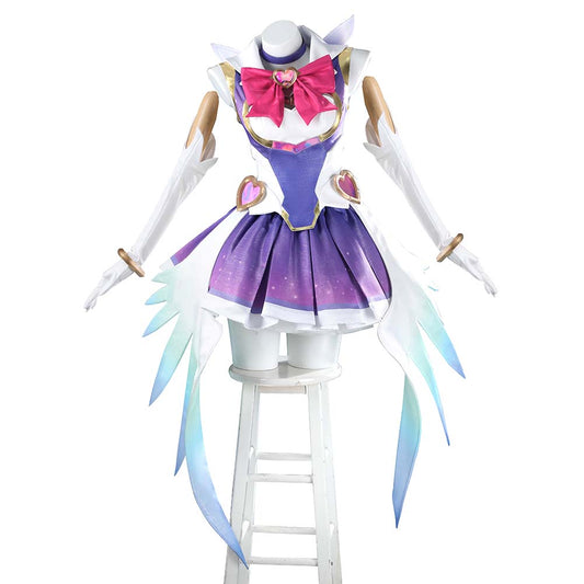 Overwatch Magic Girl Kiriko Purple Dress Outfits Halloween Carnival Cosplay Costume
