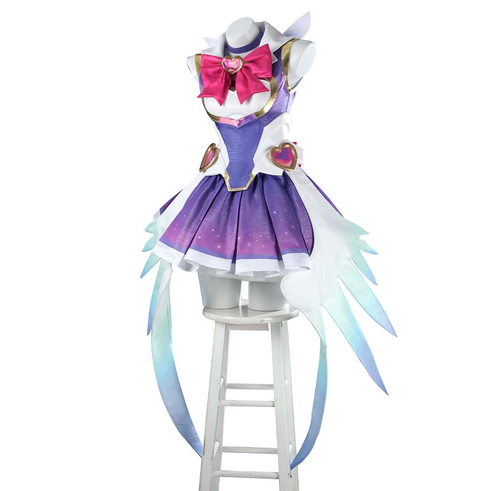 Overwatch Magic Girl Kiriko Purple Dress Outfits Halloween Carnival Cosplay Costume