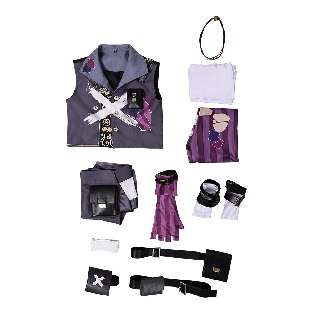 Arcane: League of Legends Isha Kids Children Graffiti Outfits Halloween Carnival Cosplay Costume